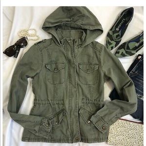 Prince&Fox olive Green Jacket/Zip and Button up